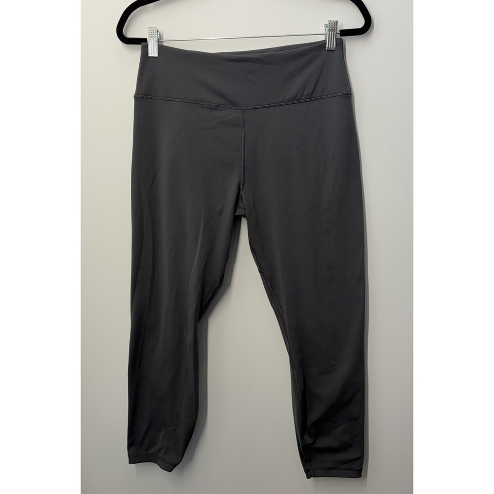 Victoria's Secret Ankle Leggings Womens Size Large Short Gray Sweetheart Back